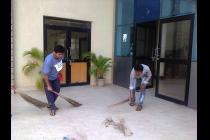 "Swachh Bharat Mission" activities at Kesura Hostel on 2nd Oct, 2014.