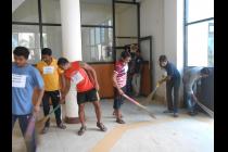 "Swachh Bharat Mission" activities at Kesura Hostel on 2nd Oct, 2014.