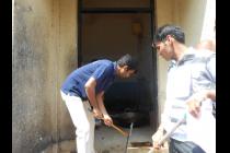 "Swachh Bharat Mission" activities at Kesura Hostel on 2nd Oct, 2014.