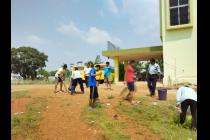 "Swachh Bharat Mission" activities at Madanpur Hostel on 2nd Oct, 2014.