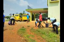 "Swachh Bharat Mission" activities at Madanpur Hostel on 2nd Oct, 2014.