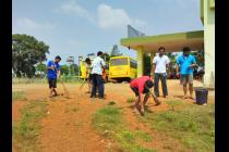 "Swachh Bharat Mission" activities at Madanpur Hostel on 2nd Oct, 2014.