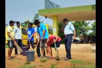 "Swachh Bharat Mission" activities at Madanpur Hostel on 2nd Oct, 2014.