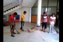 "Swachh Bharat Mission" activities at Kesura Hostel on 2nd Oct, 2014.