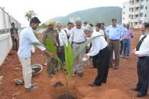 Plantation by BOG Chairman Shri Pankaj Ramanbhai Patel