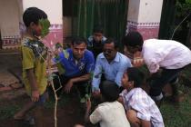 UBA team went for plantation in Khudupur village on 13th September 2016