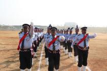 Parade by Security Personnel of the institute