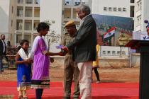 Prize distribution to school children