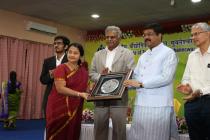 Padmashri Dr. (Mrs) Kumkum Mohanty, School of Humanities, Social Sciences and Management received Teaching Excellence Award for Autumn 2016-17