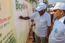 Cycle Rally for Oil and Gas Conservation Mass Awareness Campaign