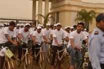 Cycle Rally for Oil and Gas Conservation Mass Awareness Campaign