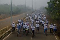 Cycle Rally for Oil and Gas Conservation Mass Awareness Campaign