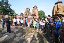 Heritage Trip (Khandagiri, Dhauli, Konark, Ekamra Walk) Organised for the First Year B.Tech Students