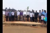 Plantation drive on the eve of World Environment Day