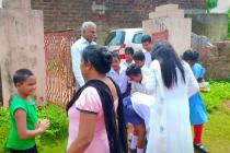 UBA Plantation Drive by IIT Bhubanesar at Khudupur & Poda Poda Promary Schools