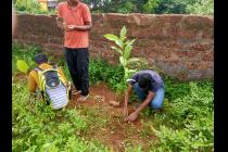 UBA Plantation Drive by IIT Bhubanesar at Khudupur & Poda Poda Promary Schools
