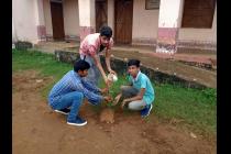 UBA Plantation Drive by IIT Bhubanesar at Khudupur & Poda Poda Promary Schools