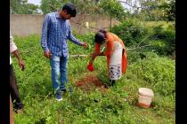 UBA Plantation Drive by IIT Bhubanesar at Khudupur & Poda Poda Promary Schools