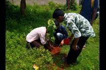UBA Plantation Drive by IIT Bhubanesar at Khudupur & Poda Poda Promary Schools