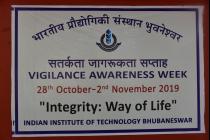 A workshop on Integrity Way of Life on the occasion of Vigilance Awareness Week