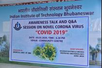 Awareness Programme on Novel Corona Virus (Covid-19) Organized At IIT Bhubaneswar