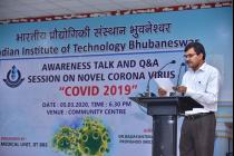 Awareness Programme on Novel Corona Virus (Covid-19) Organized At IIT Bhubaneswar